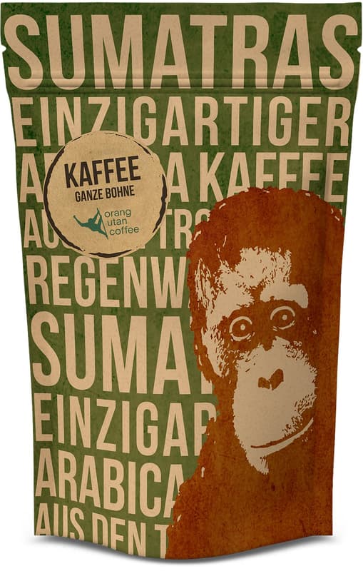 Speicherstadt Kaffeerösterei Orang Utan Kaffee Ganze Bohne