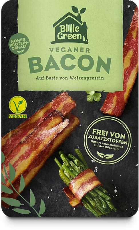 Billie Green Bacon in Scheiben VEGAN
