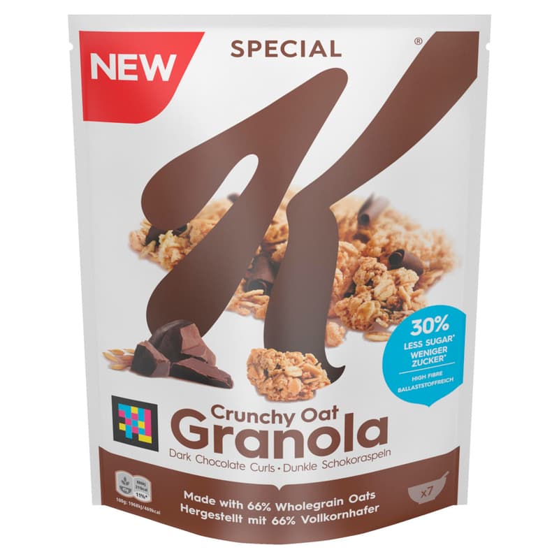 Kellogg's Special K Crunchy Oat Granola Dark Chocolate