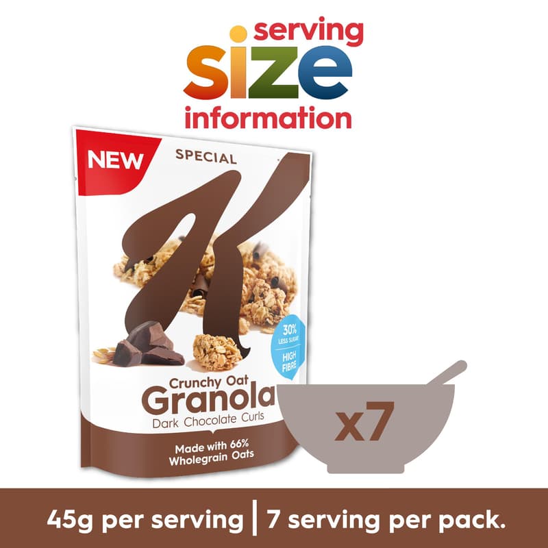 Kellogg's Special K Crunchy Oat Granola Dark Chocolate