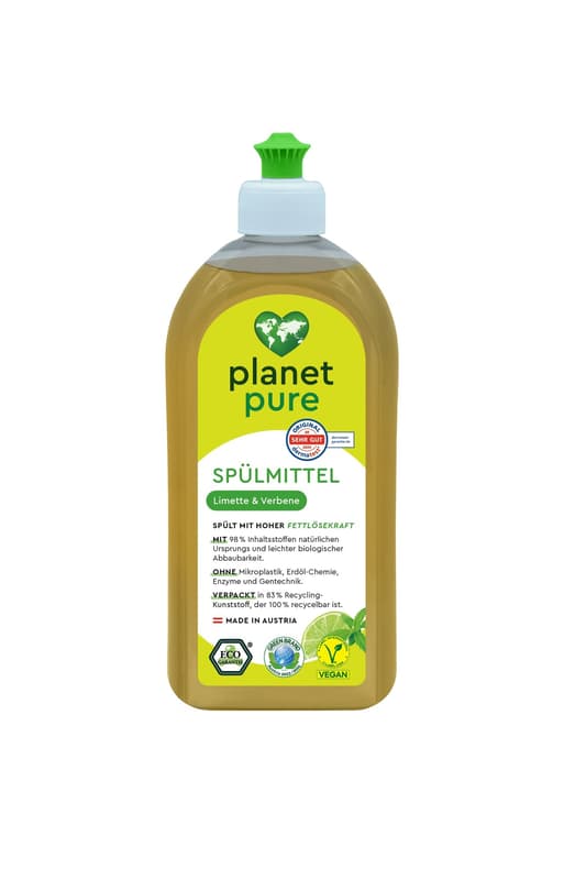 Planet Pure Spülmittel Limette & Verbene