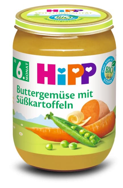 HiPP Butter Vegetables with Sweet Potatoes from 6 months of age