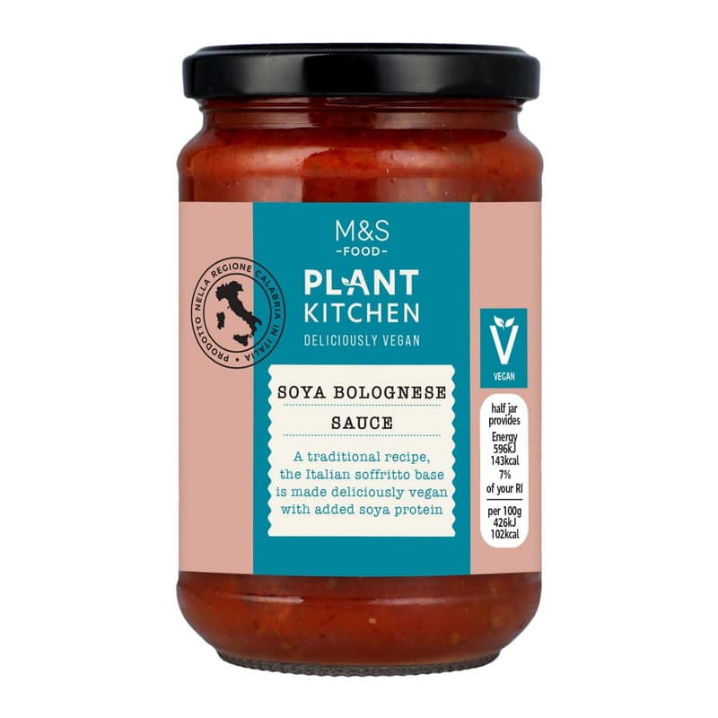 Marks & Spencer Plant Kitchen Soya Bolognese vegan