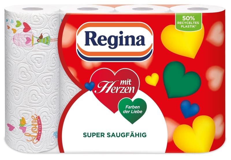 Regina Haushaltstücher mit Herzen