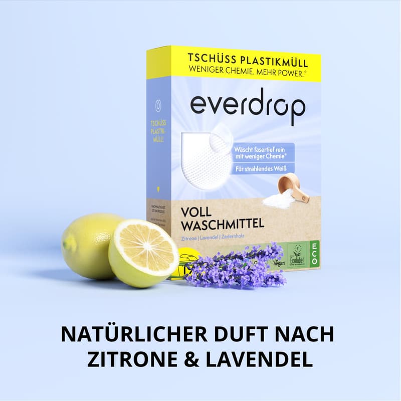 everdrop Vollwaschmittel Faltschachtel (19WL)