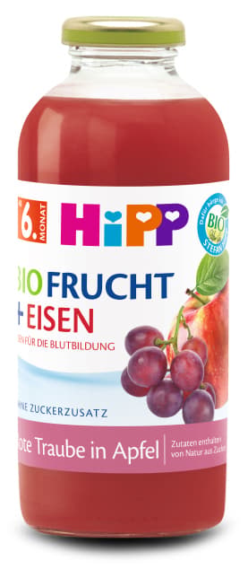 HiPP Bio Rote Traube in Apfel ab 6. Monat
