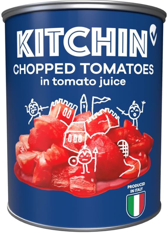 Kitchin gehackte Tomaten