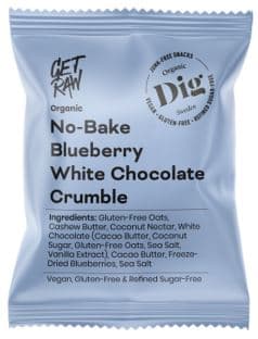 Dig ORGANIC No-Bake Blueberry White Chocolate Crumble