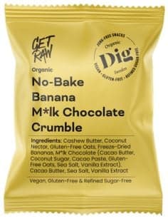 Dig BIO No-Bake Banana M*lk Chocolate Crumble glutenfrei