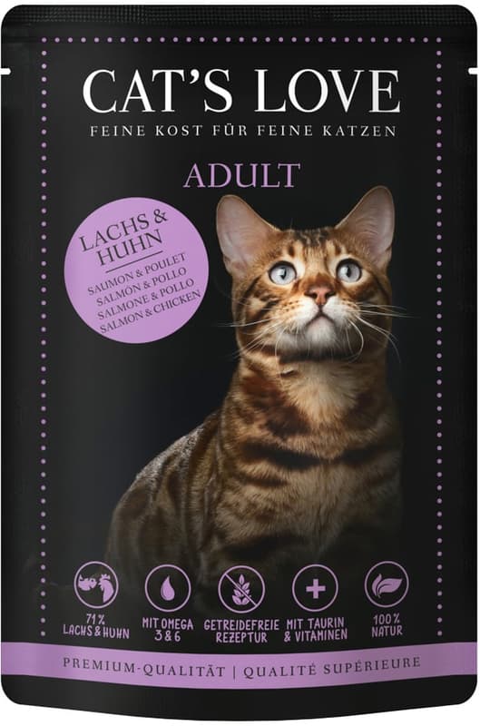 CAT'S LOVE Salmon & Chicken Pure
