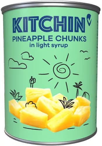 Kitchin Ananas Stücke in Sirup