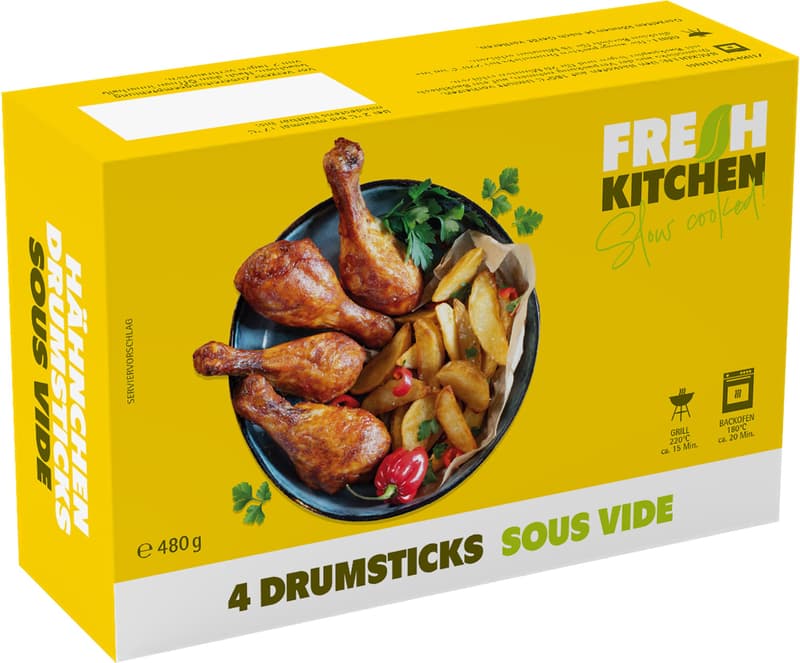 Fresh Kitchen Hähnchen Drumsticks Sous Vide 4 Stk.