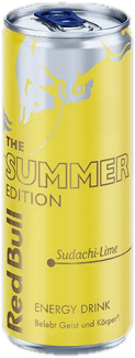 Red Bull Energy Drink Summer Edition Sudachi Lime 250ml Dose (EINWEG) (0.25 l)
