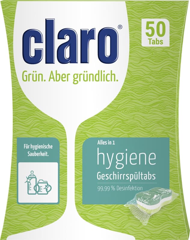 claro Hygiene dishwasher tablets