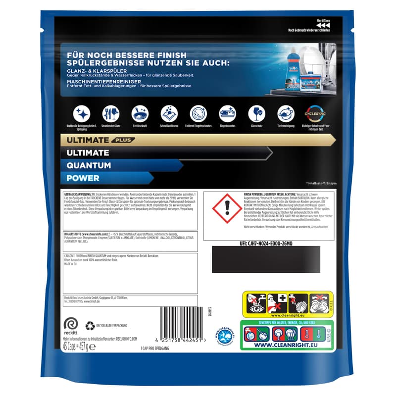 Finish Quantum Maxipack Fresh