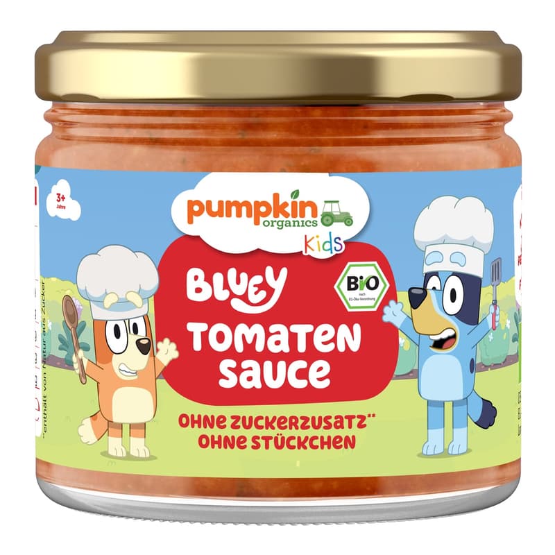 Pumpkin Organics Bluey Organic Tomato Sauce