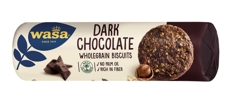 Wasa Biscuits Dark Chocolate