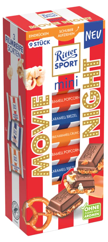 Ritter Sport Mini 9er Movie Night Turm