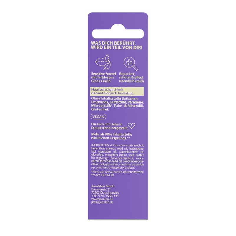 Jean&Len Lip Treatment Sugar Clear