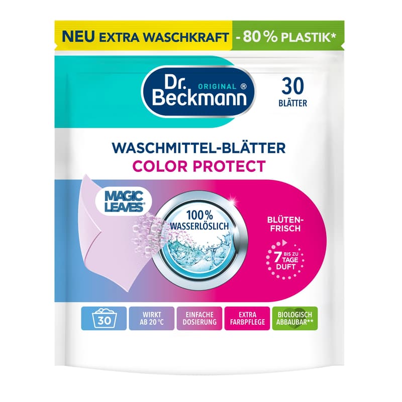 Dr. B. Waschmittel-Blätter Colour Protect Blütenfrisch