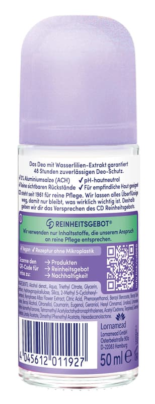 CD DEO ROLL-ON WASSERLILIE