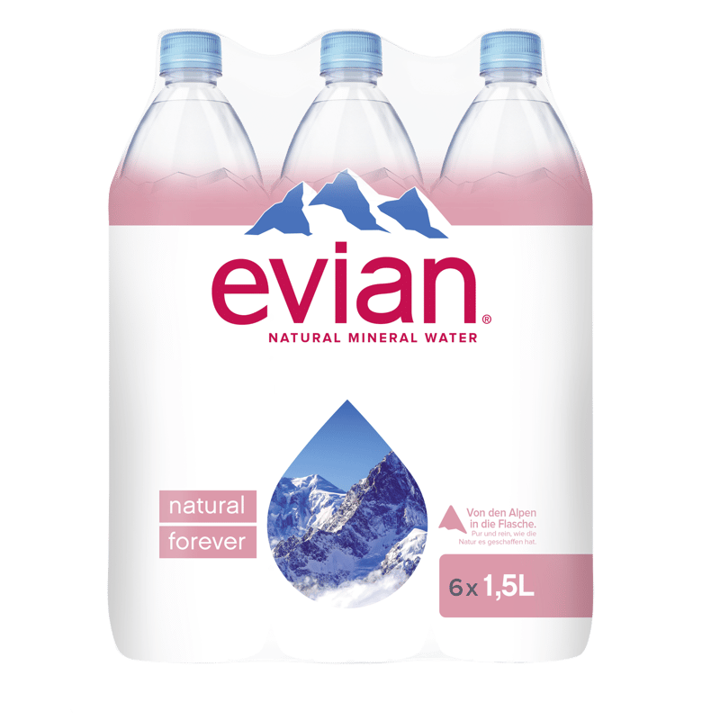 evian 6x1,5 l PET (EINWEG)