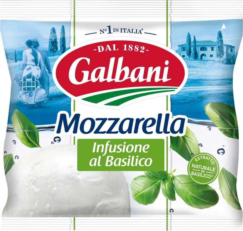 Galbani Mozzarella Infusione al Basilico