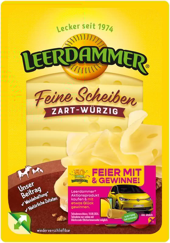 Leerdammer Feine Scheiben zart-würzig