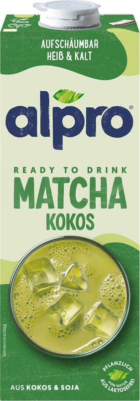 Alpro Drink Matcha Kokosnuss