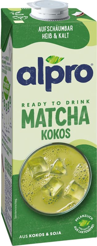Alpro Drink Matcha Kokosnuss