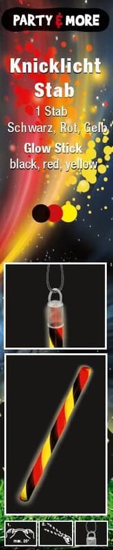 COMET Glow stick blach/red/gold