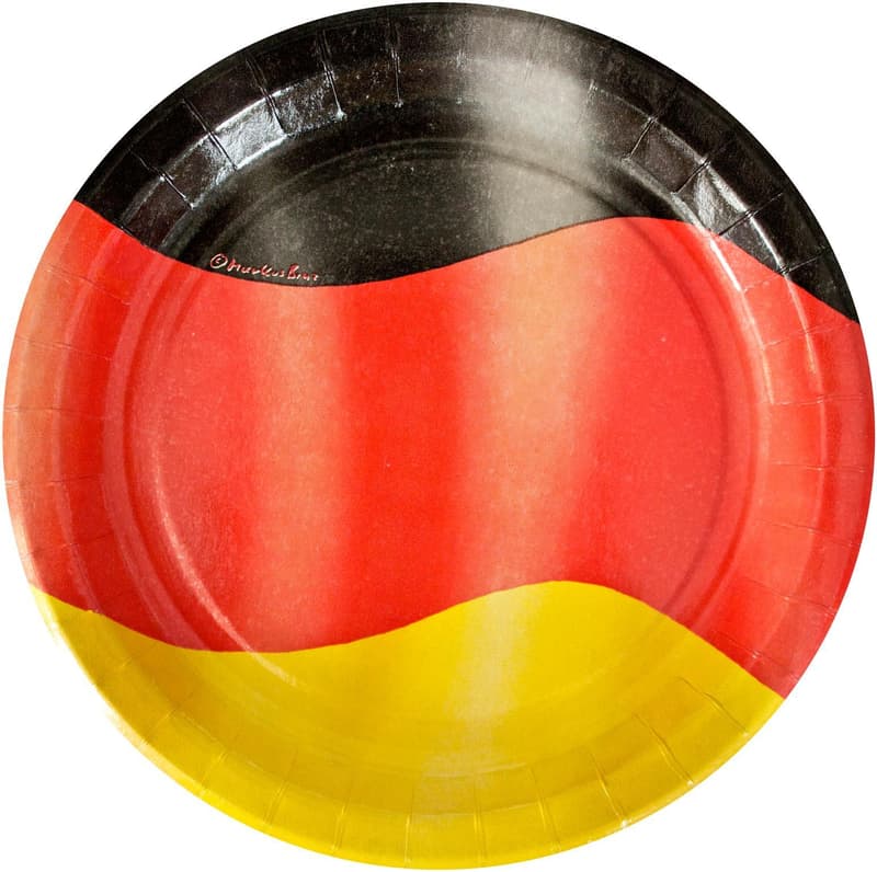 Partyteller Deutschland Ø23cm