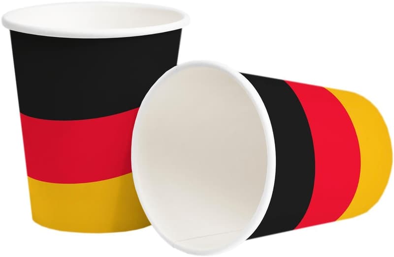 Pappbecher Deutschland 250ml