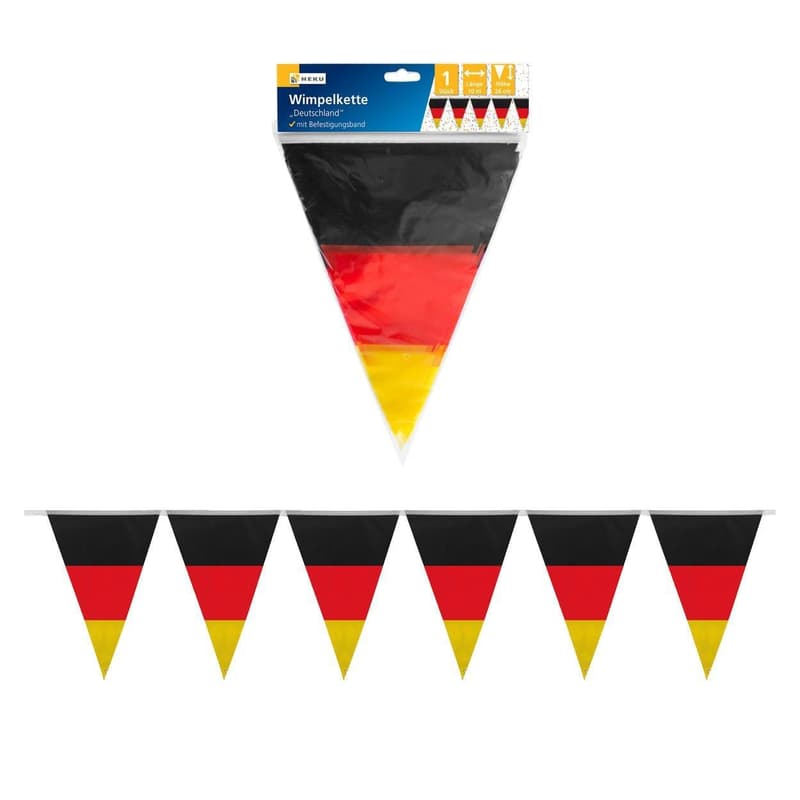 Wimpelkette Deutschland 10 Meter