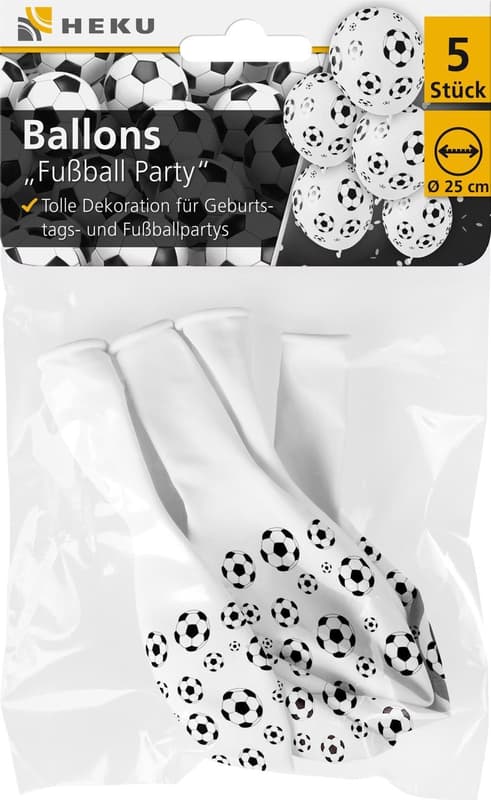 Ballons Fussballmotiv Ø25cm