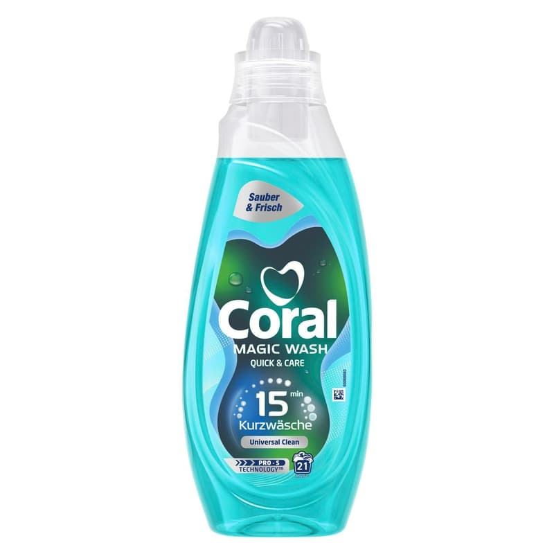 Coral Magic Wash Flüssig Universal Clean 21WL Kurzwäsche