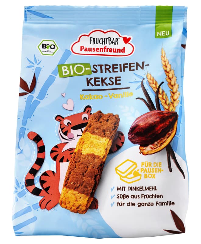 FruchtBar Pausenfreund Organic Strip Biscuits