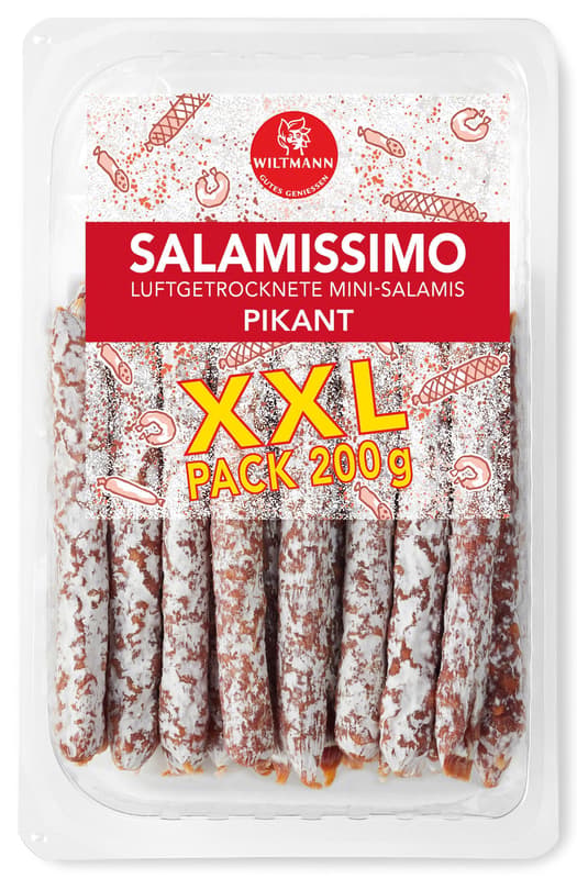 Wiltmann Salami Snack Pikant 200g