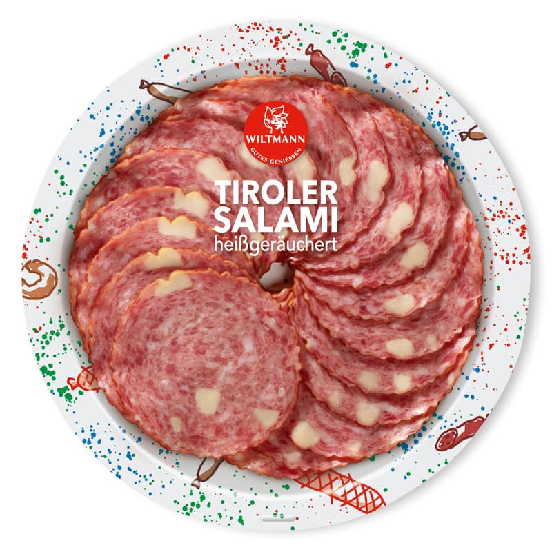 Wiltmann  Tiroler Salami mit Käse 80g