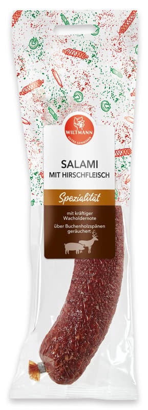 Wiltmann  Salami mit Hirsch- u Schweinefl. 250g