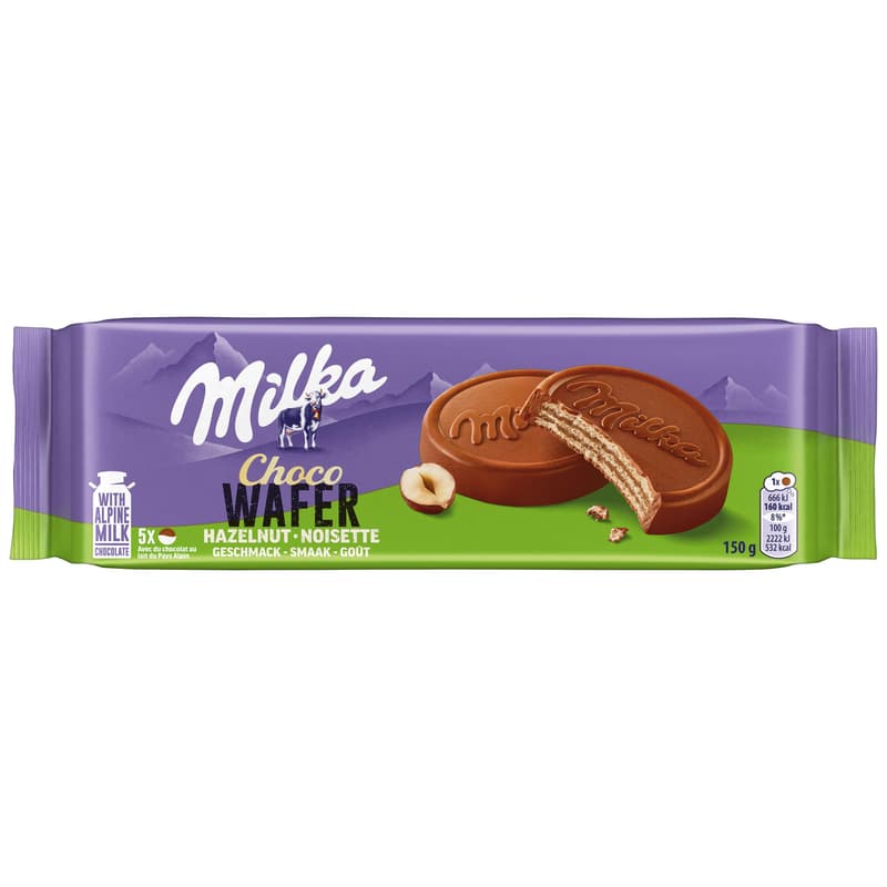 Milka Schokoladen Wafer Haselnuss