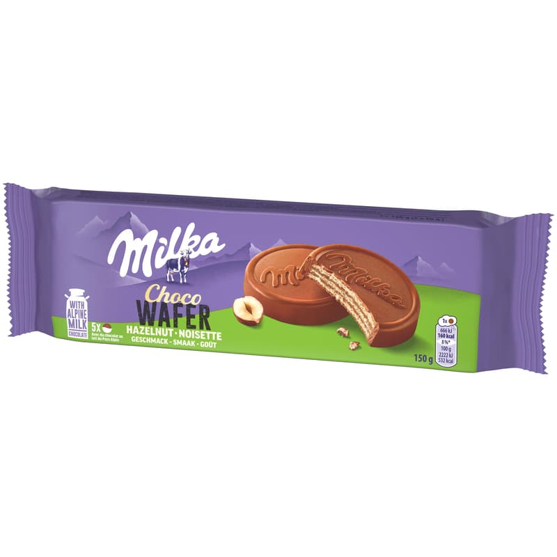 Milka Schokoladen Wafer Haselnuss