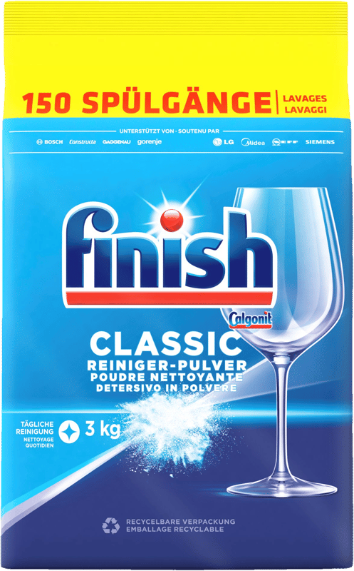 Finish Cleaner Powder 3x3kg