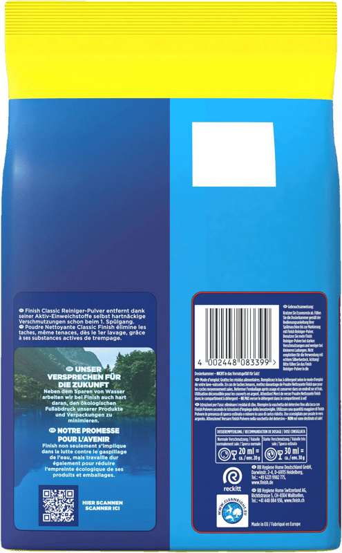 Finish Cleaner Powder 3x3kg