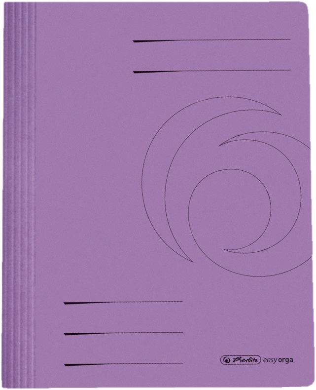 herlitz Schnellhefter easy orga Karton intensiv violett DIN A4