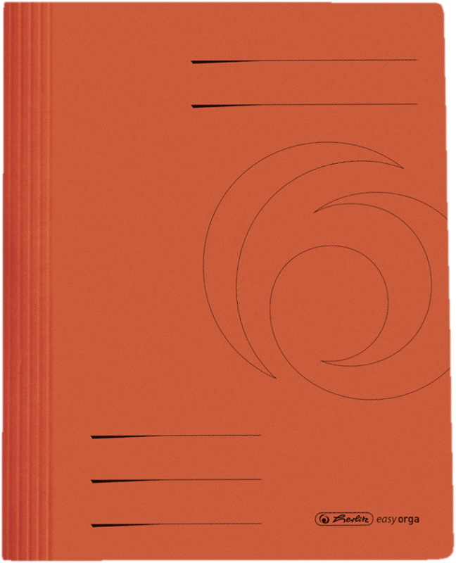 herlitz Folder easy orga carton DIN A4 intensive orange