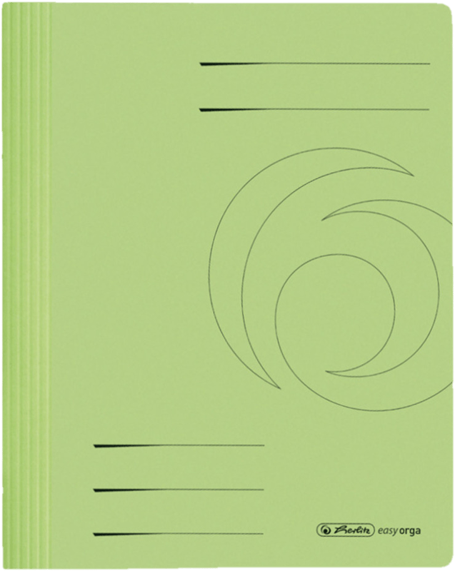 herlitz Schnellhefter easy orga Karton intensiv hellgrün DIN A4