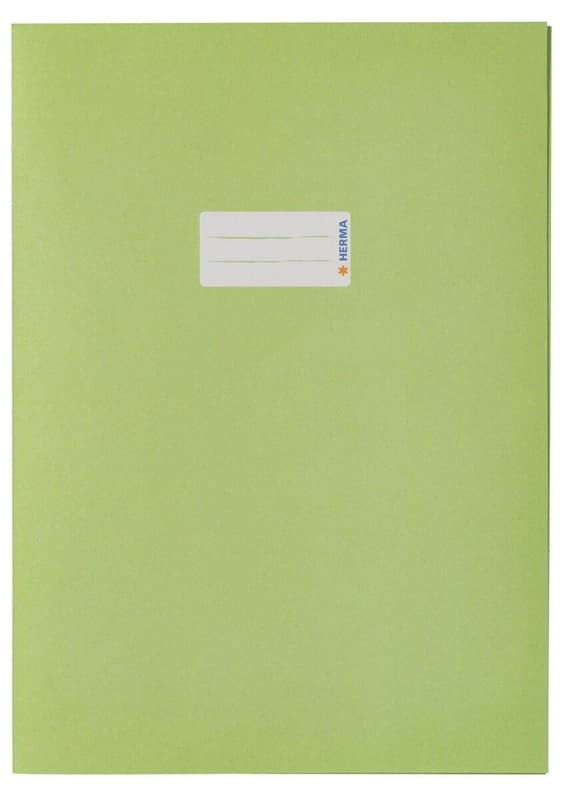HERMA paper exercise book cover DIN A4 grass green