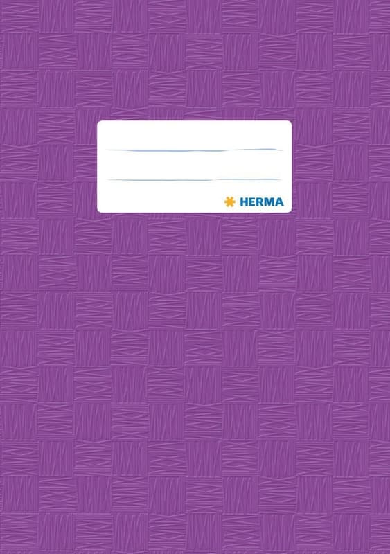 HERMA Heftschoner gedeckt violett DIN A5
