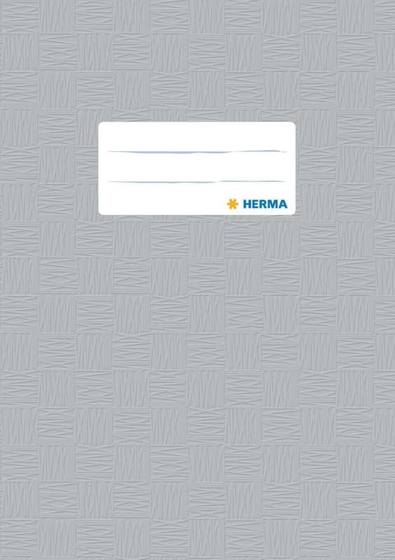 HERMA Heftschoner gedeckt grau DIN A5
